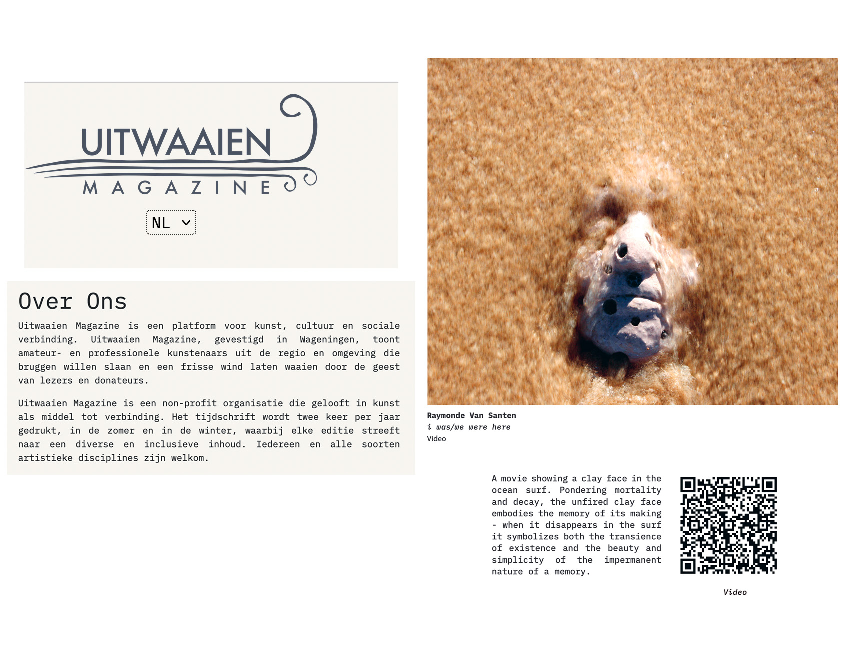 uitwaaien magazine #3 - beweging